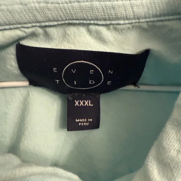 Men's Light Blue Hoodie - Picture 2 of 4